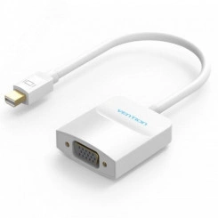 Адаптер переходник mini DisplayPort 20M на VGA 15F, 17 см., белый