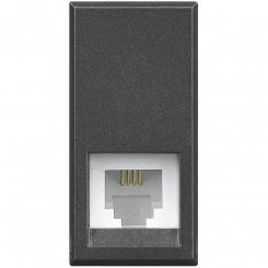 Axolute Розетка RJ11 категория 3 К10 антрацит