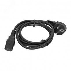 Кабель питания TERACOM для PDU IEC 60320 C13 - CEE 7/7 (Schuko) сечение 3x1.5мм2 250В 10A длина 2.0 метра Кабель питания TERACOM для PDU IEC 60320 C13 - CEE 7/7 (Schuko) сечение 3x1.5мм2 250В 10A длина 2.0 метра
