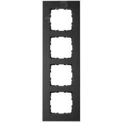 Рамка 4-постовая, алюминий Black Рамка 4-постовая, алюминий Black