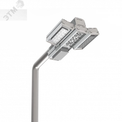 Светильник светодиодный для охранного периметра Cerberus 120 Вт консольный 4000 К IP67 NEMA RAL7045 серый