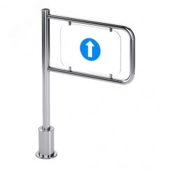 Калитка с электрической и магнитной разблокировкой из нержавеющей стали с заполнением (с табличкой проход запрещен, проход разрешен) Oxgard К-13.1 800 левая, ширина 925 мм, магнитный ключ в комплекте -2 шт.