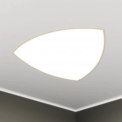 Светильник светодиодный RVE-LBX-RELO-1030-V (Треугольник Рело 1030х1030х100мм 104Вт встраиваемый 4000K Белый)