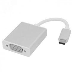 Переходник USB Type C на VGA 15F, белый