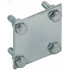 Зажим крестообразный полоса-полоса 30мм оцинкованная сталь HDZ IEK