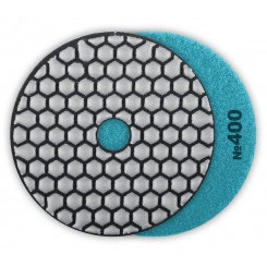 Круг алмазные гибкий шлифовальный (Черепашка) для сухого шлифования, 100мм, №400 Круг алмазные гибкий шлифовальный (Черепашка) для сухого шлифования, 100мм, №400