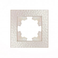 Рамка фактурная 1 пост UNIVersal Афина жемчуг (еврослот) Рамка фактурная 1 пост UNIVersal Афина жемчуг (еврослот)