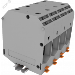Клемма TU 1-1 винтовая, сечение 240 мм. кв., серая