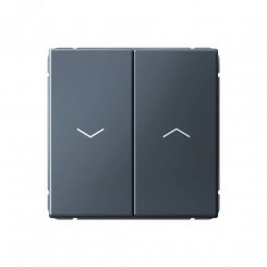 ARTGALLERY 2-клавишный выключатель для жалюзи, 2х сх.4, 10А, механизм, грифель