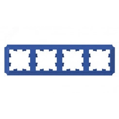 ATLASDESIGN ANTIQUE 4-постовая рамка, универсальная, АКВАМАРИН