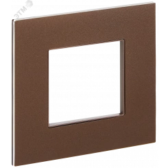 SKANDY Рамка 1-местная SK-F31Br металл шоколад IEK