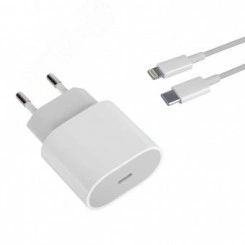 Зарядное устройство сетевое UPC-31 USB-C/PD20W, кабель lightning