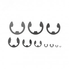 Набор быстросъемных стопорных колец 1.5-22мм (300 шт/уп) Набор быстросъемных стопорных колец 1.5-22мм (300 шт/уп)