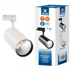 Светильник-прожектор ULB-Q276 40W/4000К WHITE светодиодный трековый 3800 Лм (4000К) Корпус белый Светильник-прожектор ULB-Q276 40W/4000К WHITE светодиодный трековый 3800 Лм (4000К) Корпус белый