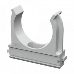 Крепеж-клипса для труб АБС-пластик в п/э d40 мм (15шт/300шт уп/кор) Крепеж-клипса для труб АБС-пластик в п/э d40 мм (15шт/300шт уп/кор)