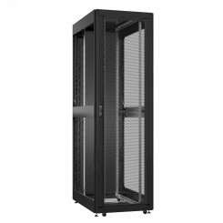 Шкаф серверный 42U 800х1200 передняя дверь: двустворчатая глухой металл IP51. задняя дверь: одностворчатая глухой металл IP51. боковые панели: без. цвет: черный RAL9005 