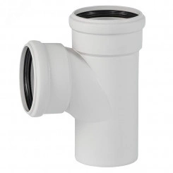 Тройник 87 град. 200/160 для бесшумной канализации Тройник 87 град. 200/160 для бесшумной канализации