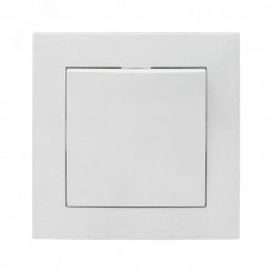 Валенсия выключатель 1-кл. 10А белый перекрестный EKF