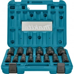 Набор ударных удлиненных торцовых головок Impact Black 1/2'', 14 шт. (10,11,12,13,14,16,17,19,21,22,24,27,30,32 мм)