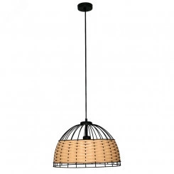 Светильник Кантри 212 черн.муар НСБ 01-60-180 ИМ подвесной оплетенный Светильник Кантри 212 черн.муар НСБ 01-60-180 ИМ подвесной оплетенный