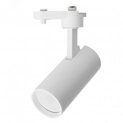 Светильник трековый на шинопровод ДПО GU10 без лампы белый Светильник трековый на шинопровод ДПО GU10 без лампы белый