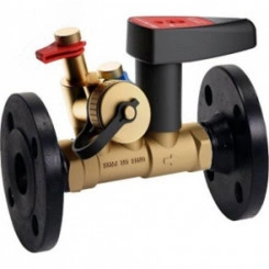 Клапан балансировочный ручной повышенной пропускной способности с дренажем фланцевый DN 025 PN 16 Kvs=12,1 м3/ч Клапан балансировочный ручной повышенной пропускной способности с дренажем фланцевый DN 025 PN 16 Kvs=12,1 м3/ч