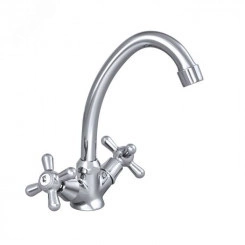 Смеситель для умывальника двуручный Прораб О-серия Славен Смеситель для умывальника двуручный Прораб О-серия Славен