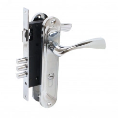 Замок врезной БУЛАТ ЗВ4-3.70.03.04 НОМОС хром  5 перф.кл. с/руч