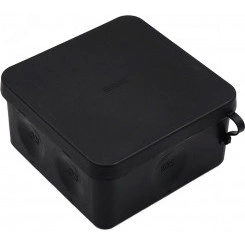 Коробка разветвительная (черный) КР2404-08 Коробка разветвительная (черный) КР2404-08