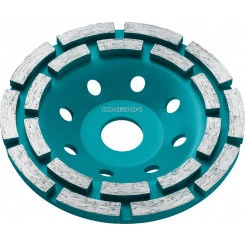 Чашка двухрядная алмазная шлифовальная, d 125 мм Чашка двухрядная алмазная шлифовальная, d 125 мм