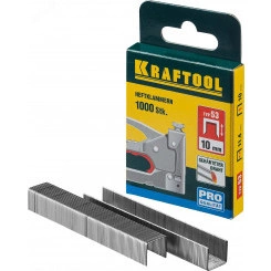 Скобы для степлера узкие тип 53 10 мм 1000 шт Скобы для степлера узкие тип 53 10 мм 1000 шт