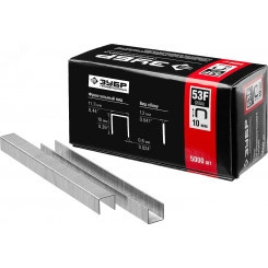 Скобы для степлера плоские тип 53F 10 мм , 5000 шт Скобы для степлера плоские тип 53F 10 мм , 5000 шт