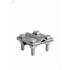 Зажим крестовидный прут-прут ( 3 пластины 57х57 мм)