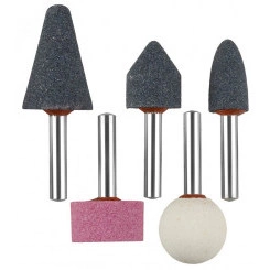 Набор ''Мастер'': Абразивные минишарошки-насадки для дрели, хвостовик d 6мм, 5 предм. Набор ''Мастер'': Абразивные минишарошки-насадки для дрели, хвостовик d 6мм, 5 предм.