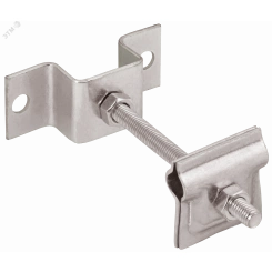 Держатель-зажим соединительный проводника круглого 6-10мм опорный L=100мм нержавеющая сталь IEK