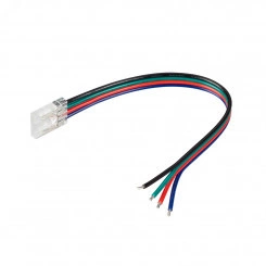 Коннектор COB-RGB-10мм-4pin-STW-L150 (Лента-Провод)