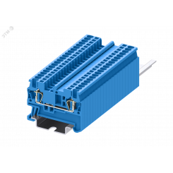 Клемма TC 1-1 пружинная, сечение 1,5 мм. кв., синяя