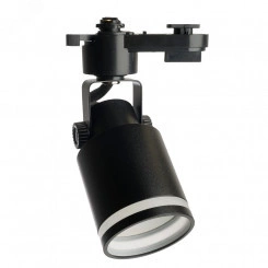 Светильник трековый на шинопровод ДПО GU10 без лампы черный Светильник трековый на шинопровод ДПО GU10 без лампы черный