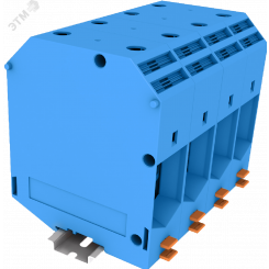 Клемма TU 1-1 винтовая, сечение 240 мм. кв., синяя