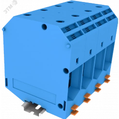 Клемма TU 1-1 винтовая, сечение 240 мм. кв., синяя