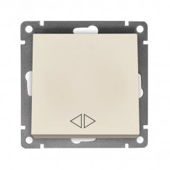 Афина выключатель перекрёстный одноклавишный , с/у, 10А, 220В, механизм слоновая кость (ivory) (еврослот) Афина выключатель перекрёстный одноклавишный , с/у, 10А, 220В, механизм слоновая кость (ivory) (еврослот)
