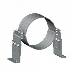 Опора неподвижная Г-образная, толщ. 6,0 мм, гальван. цинк