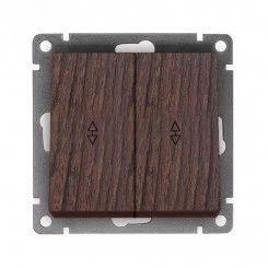 Афина выключатель проходной двухклавишный , с/у, 10А, 220В, механизм венге (еврослот) Афина выключатель проходной двухклавишный , с/у, 10А, 220В, механизм венге (еврослот)
