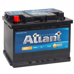 Аккумулятор автомобильный ATLANT Blue 60Ah L+