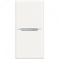 Axolute Переключатель промежуточный 1Р 16А 250В~ 1 модуль винтовые клеммы AXIAL белый Axolute Переключатель промежуточный 1Р 16А 250В~ 1 модуль винтовые клеммы AXIAL белый