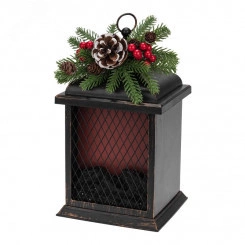 Светодиодный камин Рождество с эффектом живого огня 15х14х26см