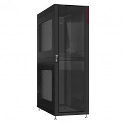 Шкаф серверный 45U 600х1200 передняя дверь: стекло IP41. задняя дверь: без. боковые панели: перфорированные. цвет: черный RAL9005 