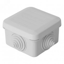 Коробка разветвительная 70*70*40мм, 4 ввода, IP55, светло-серая, EBX10-34-55 (GE41236) Коробка разветвительная 70*70*40мм, 4 ввода, IP55, светло-серая, EBX10-34-55 (GE41236)