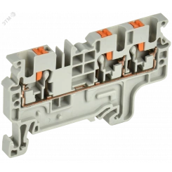 Колодка клеммная CP-MC 3 вывода 2,5мм2 серая IEK