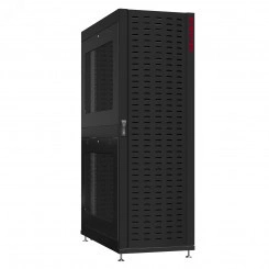 Шкаф серверный 48U 800х1200 передняя дверь: протект IP41. задняя дверь: протект IP41. боковые панели: перфорированные. цвет: черный RAL9005 
